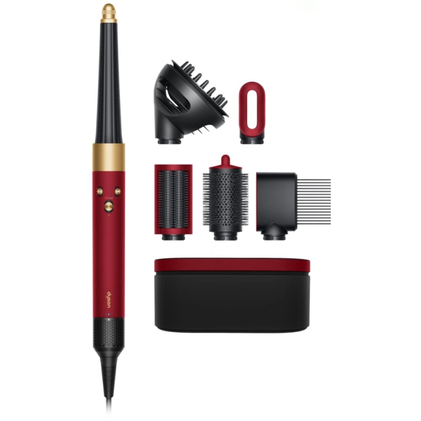 Стайлер Dyson Airwrap Complete Long HS08 Diffuse Red Velvet/Gold фото 1