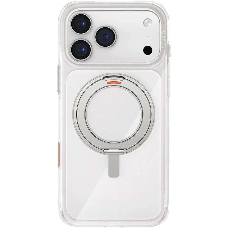 Чехол Uniq Swivix Rotating Kickstand Case для iPhone 17 Pro Luncent Clear фото 5