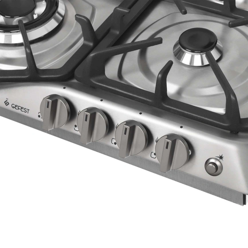 Газовая варочная панель Gefest СГ СН 1210-02 M5 Stainless Steel фото 3