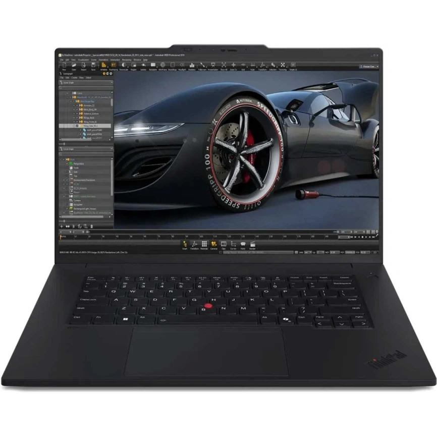 Ноутбук Lenovo ThinkPad P1 G7 16 IPS/ i7-155H Ultra/32Gb/1Tb SSD (21KWS60800) Black фото 2