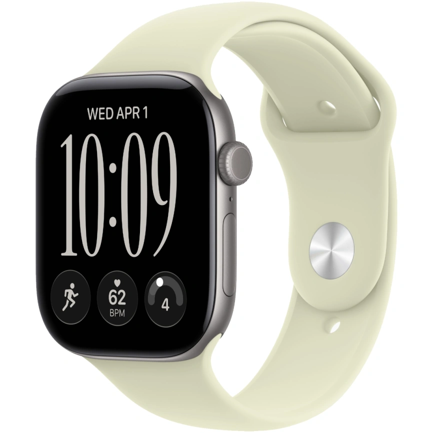 Смарт-часы Apple Watch Series 12 46mm Space Gray Aluminum Case with Pale Succulent Sport Band M/L фото 1