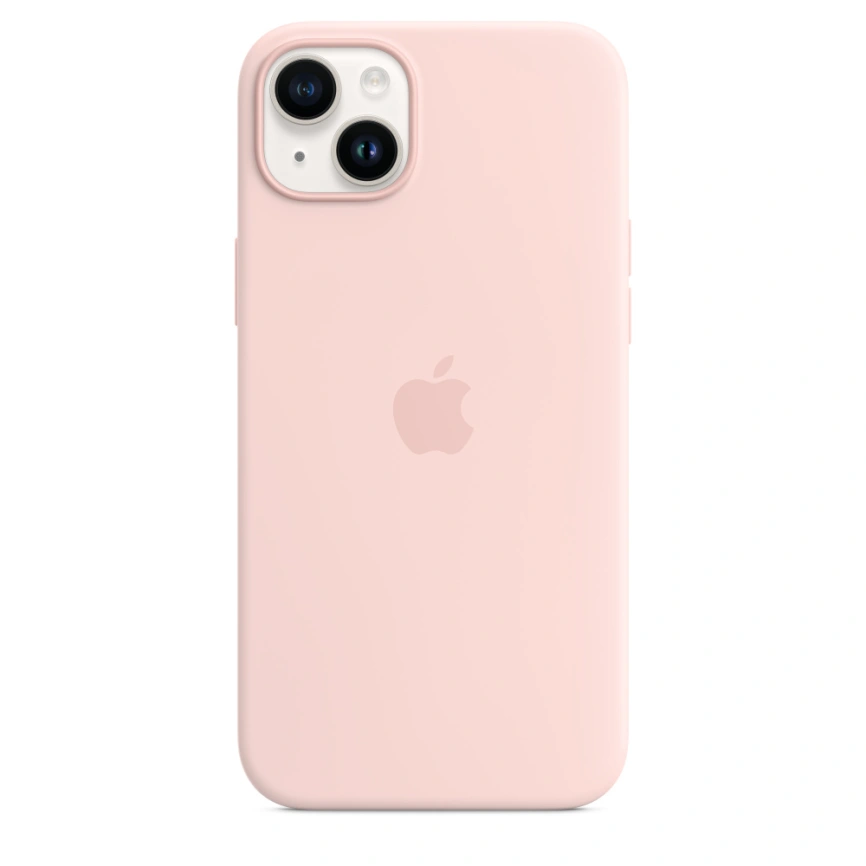 Силиконовый чехол Apple для iPhone 14 Plus Chalk Pink фото 4