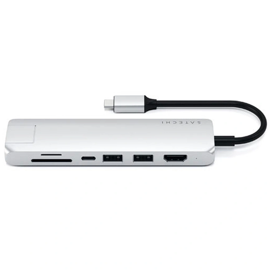 Хаб Satechi USB-C 7 в 1 (ST-UCSMA3S) Silver фото 2