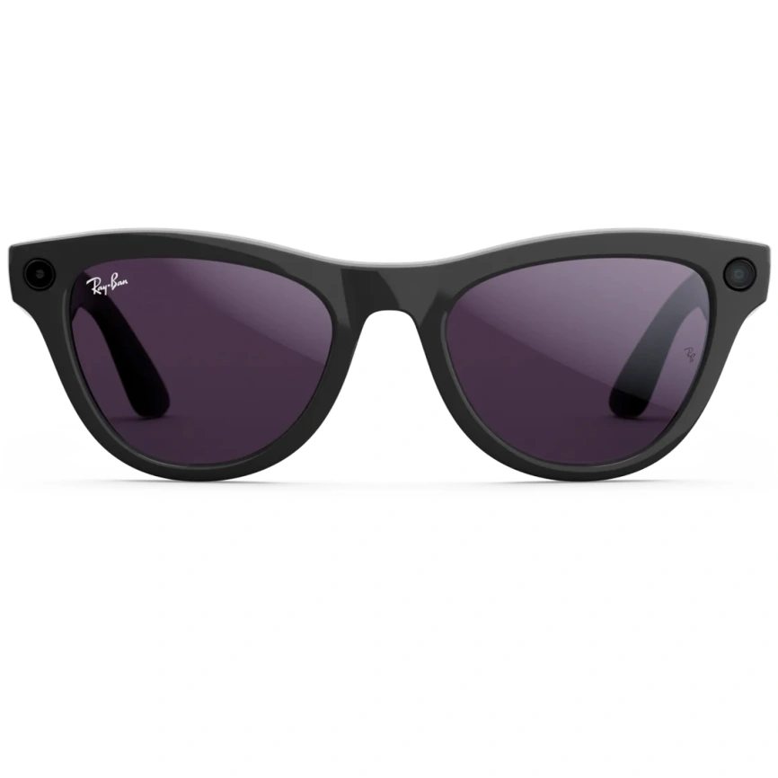 Умные очки Ray-Ban Skyler (Gen 2) Shiny Black Standard Clear to Amethyst Transitions фото 4