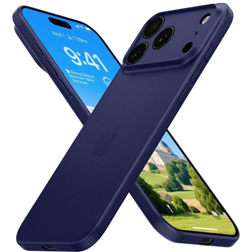 Чехол Gurdini Super Slim 0.3 mm для iPhone 18 Pro Max Midnight Blue фото 1