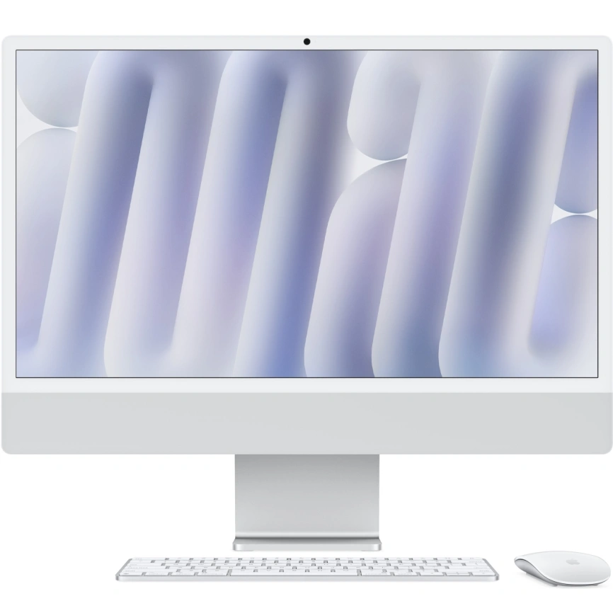 Моноблок Apple iMac (2024) 24 Retina 4.5K M4 10C CPU, 10C GPU/16GB/256Gb (MWUU3) Silver фото 1