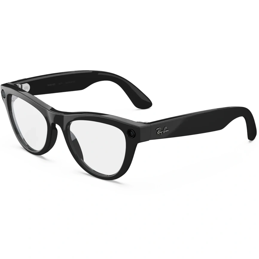 Умные очки Ray-Ban Skyler (Gen 2) Shiny Black Standard Clear фото 1