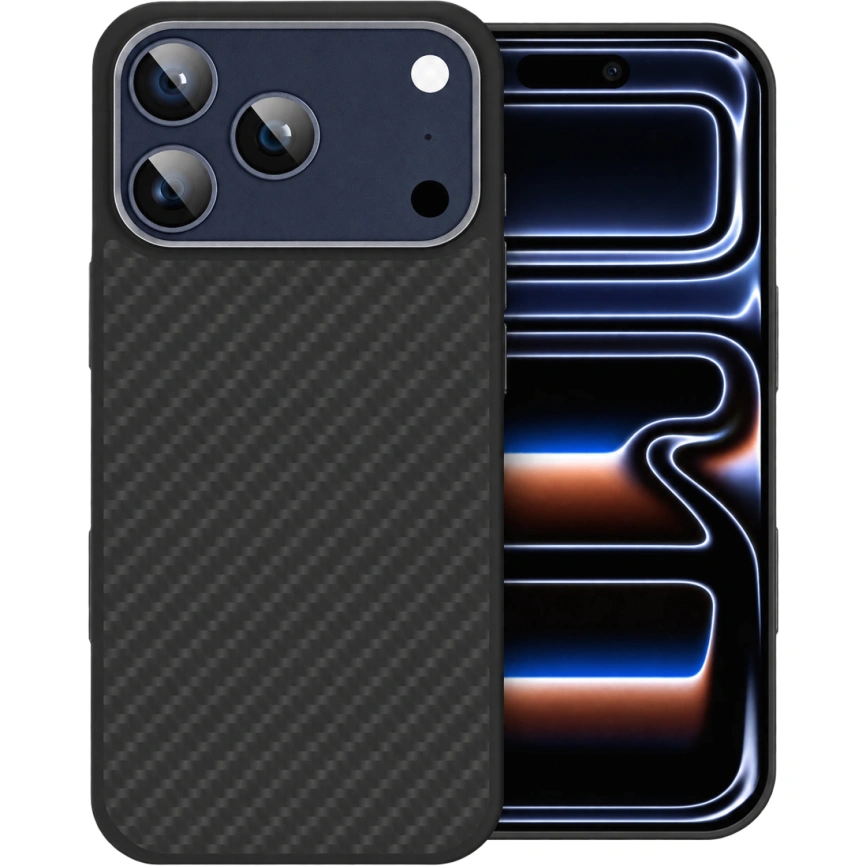 Чехол Gurdini Kevlar Series case для iPhone 17 Pro Max Black фото 3