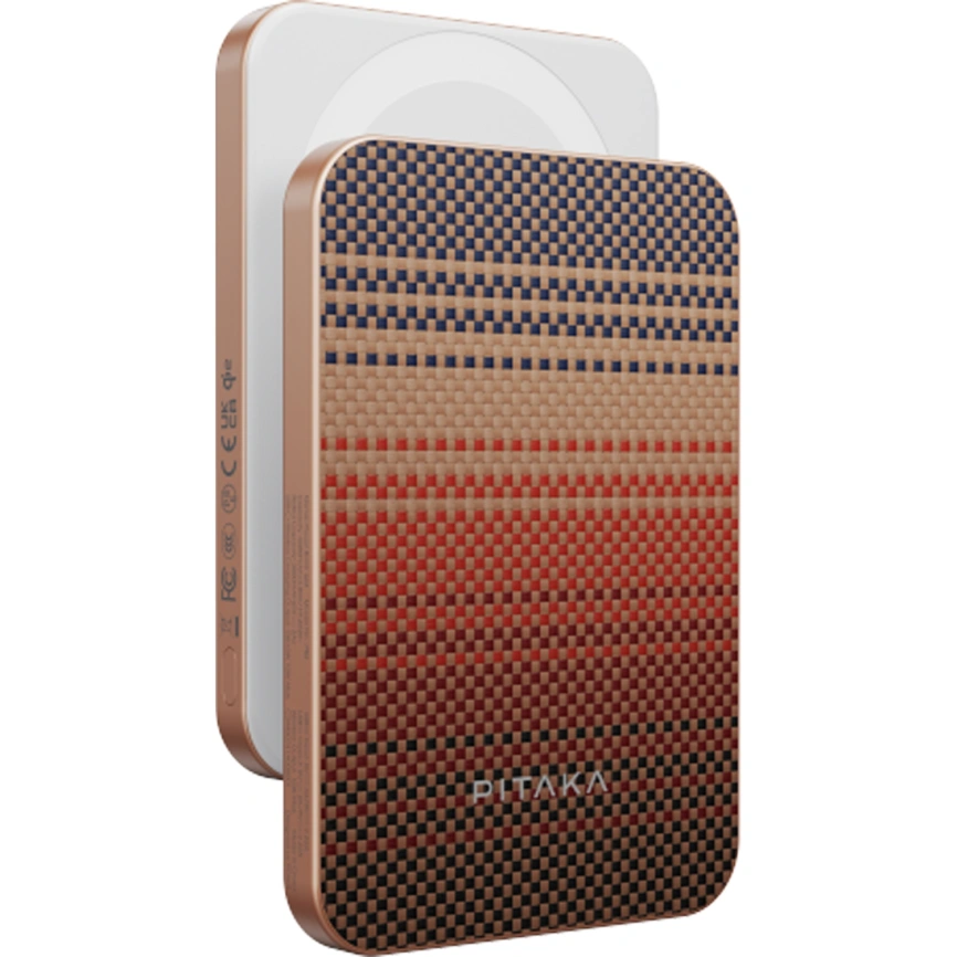 Внешний аккумулятор Pitaka Power Bank Qi2 Sunset фото 7