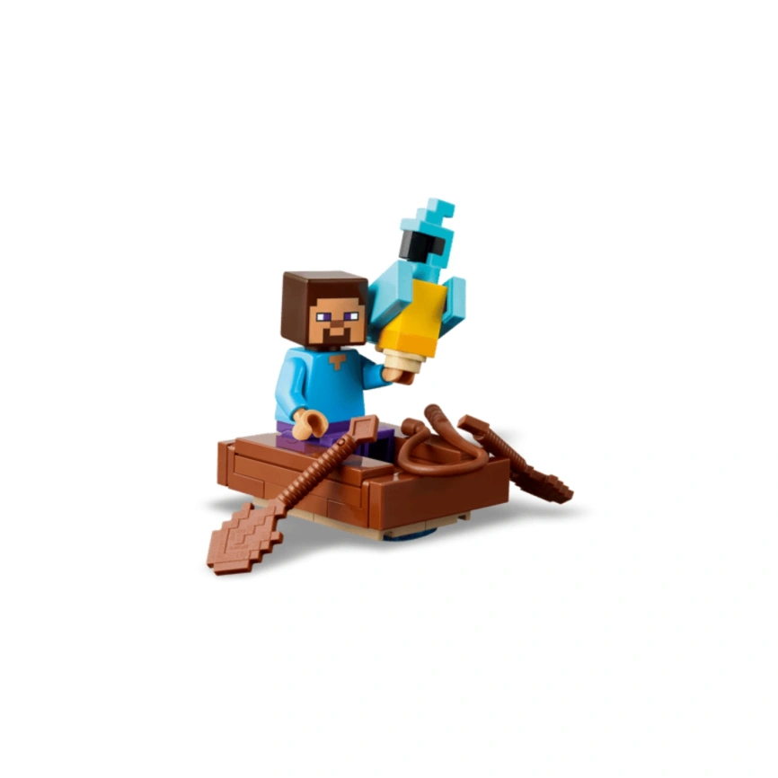 Конструктор LEGO Minecraft The TNT Jungle House 21275 фото 3