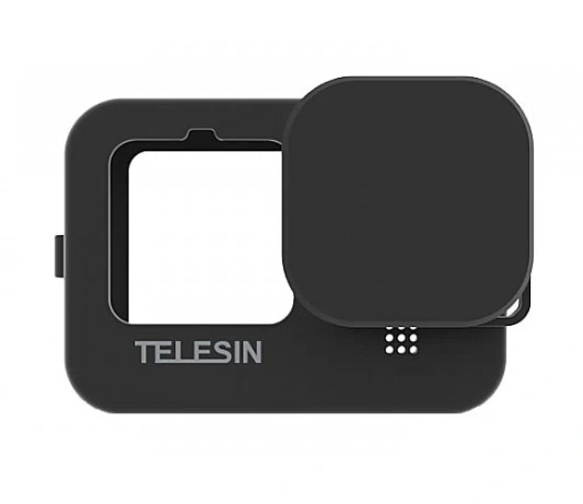 Силиконовый чехол Telesin для GoPro HERO 9 Black (GP-HER-041-BK) Black фото 1