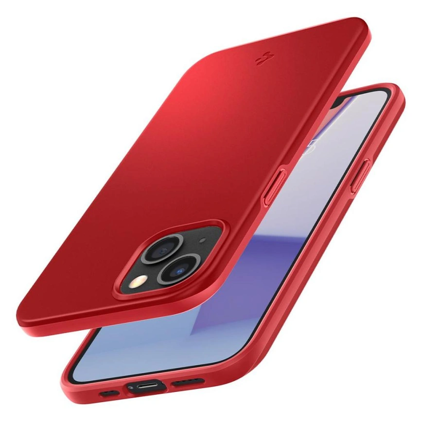 Чехол Spigen Thin Fit для iPhone 13 Mini (ACS03306) Red фото 7
