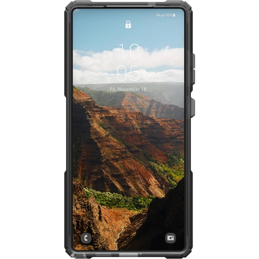 Чехол UAG MagSafe Plasma XTE для Samsung S25 Ultra Ash/Titanium фото 5