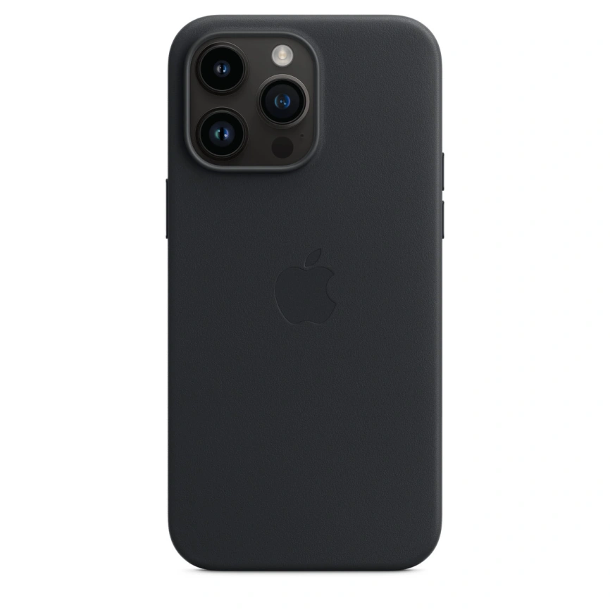 Кожаный чехол Apple MagSafe для iPhone 14 Pro Max Midnight фото 1