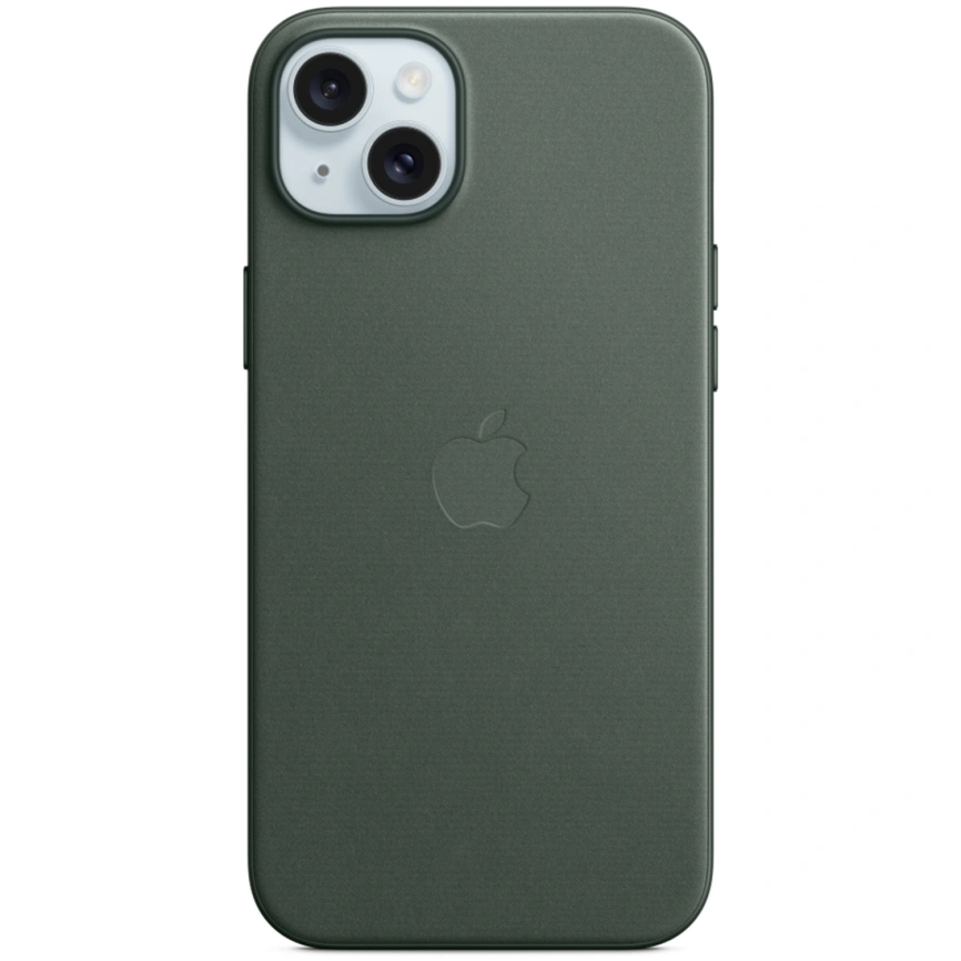 Чехол Apple FineWoven with MagSafe для iPhone 15 Plus Evergreen фото 3