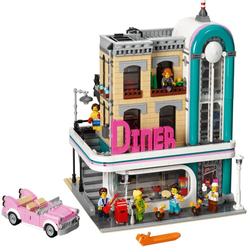 Конструктор LEGO Creator Downtown Diner 10260 фото 1