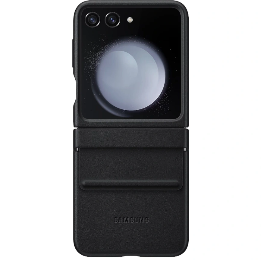 Чехол Samsung Series для Galaxy Z Flip 5 Flap Eco-Leather Case Black фото 3