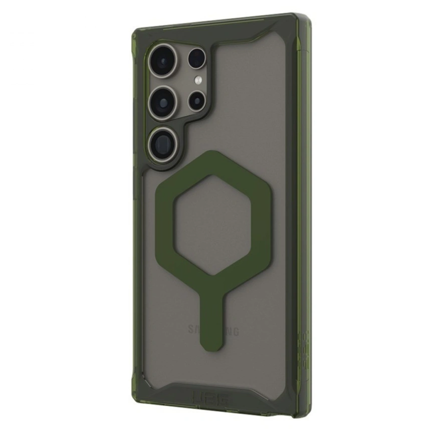 Чехол UAG Plyo PRO with MagSafe для Galaxy S24 Ultra Ice-Olive фото 4