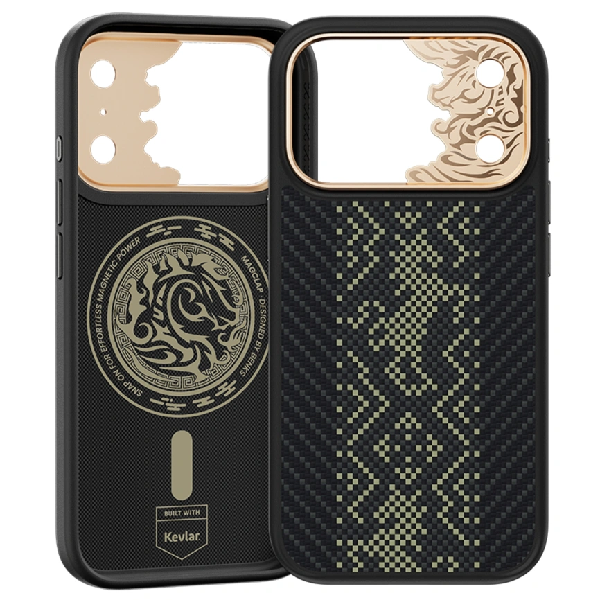 Чехол Benks Knight Pro Case Kevlar для iPhone 18 Pro Max Black Knight (C.K.FL.AP.GD.B073) фото 2