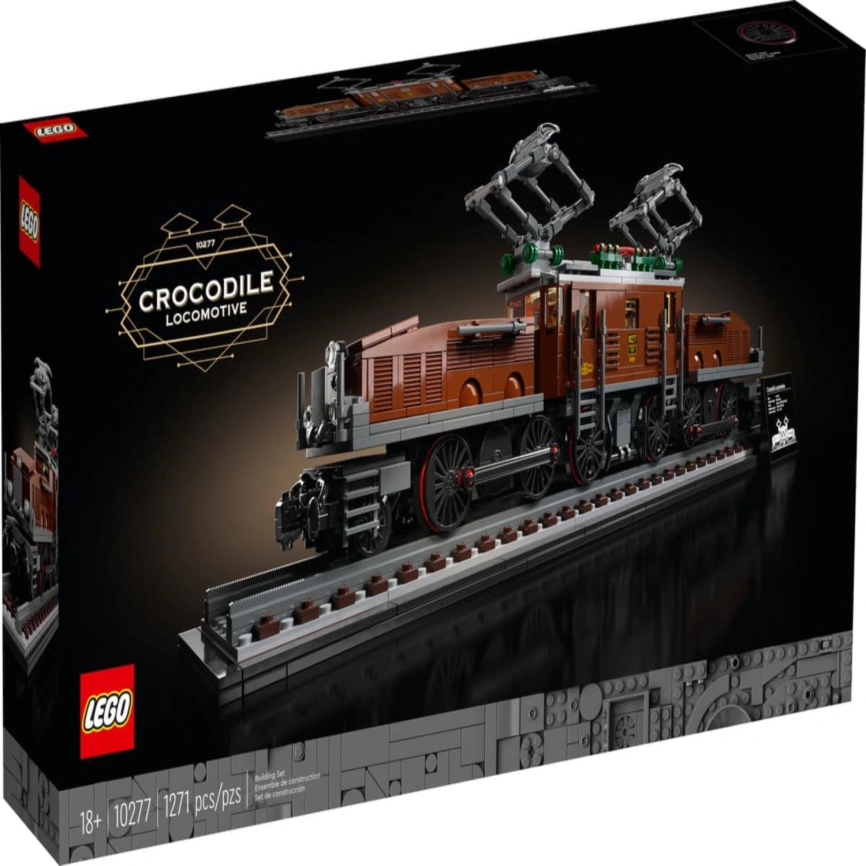 Конструктор LEGO Creator Crocodile Locomotive 10277 фото 2