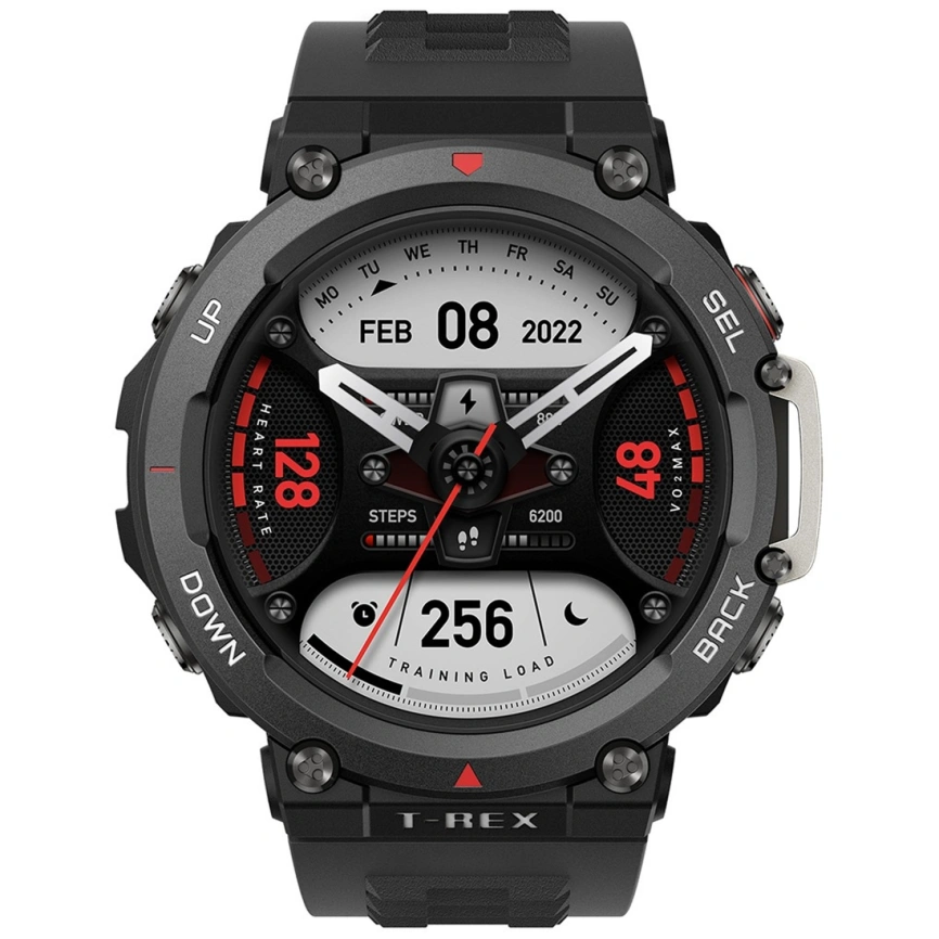 Смарт-часы Xiaomi Amazfit T-Rex 2 Ember Black фото 2