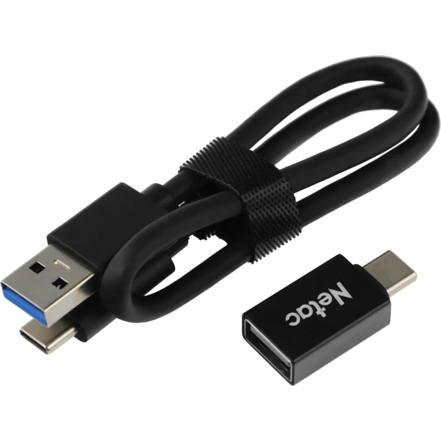Внешний SSD накопитель Netac NT01Z9-500G-32BK USB-C Black фото 6