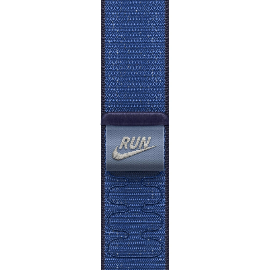 Смарт-часы Apple Watch SE (2025) 40mm Starlight Aluminum Case with Blue Ribbon Nike Sport Loop фото 2