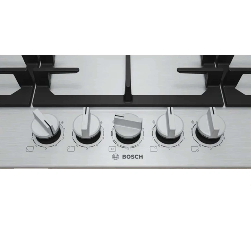 Газовая варочная панель Bosch Serie 6 PCR9A5I90M Silver фото 2