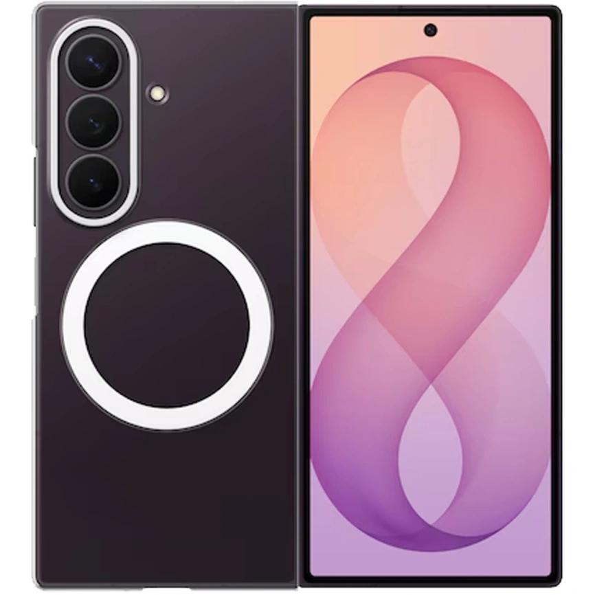 Чехол Samsung Clear Magnet Case для Galaxy Z Fold8 Ultra Transparent фото 1