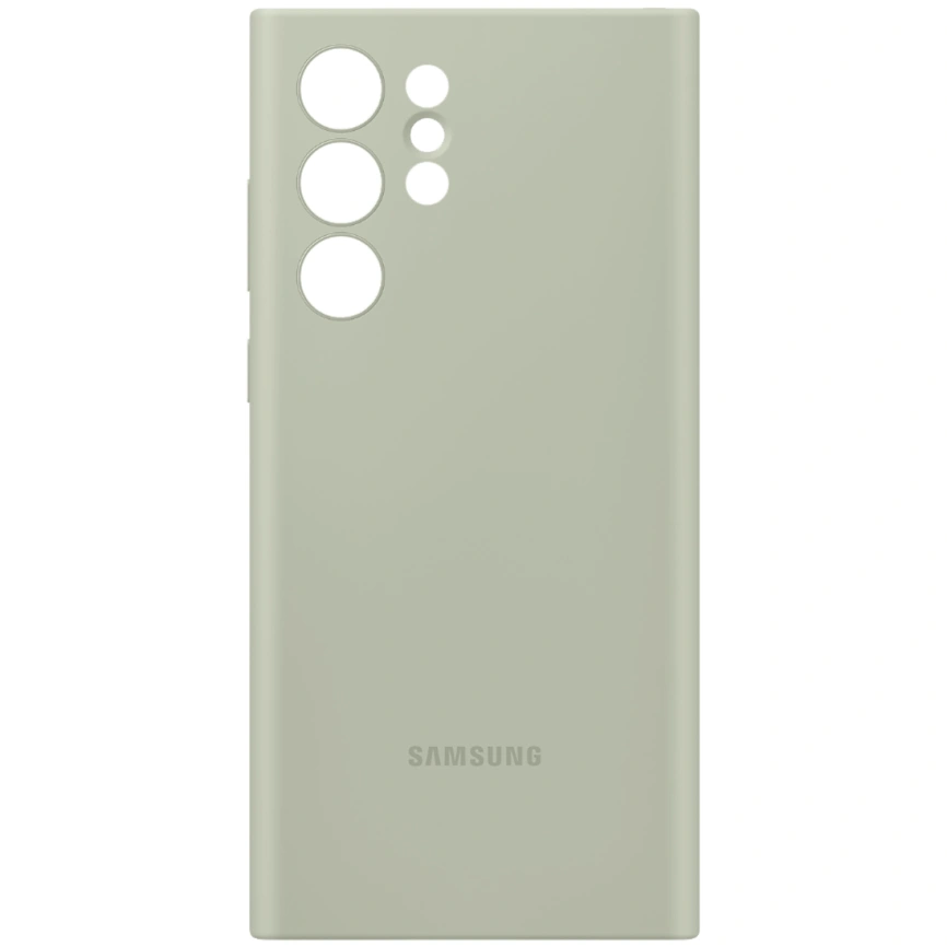 Чехол Samsung Silicone Cover для Galaxy S22 Ultra (EF-PS908TMEGRU) Olive фото 1