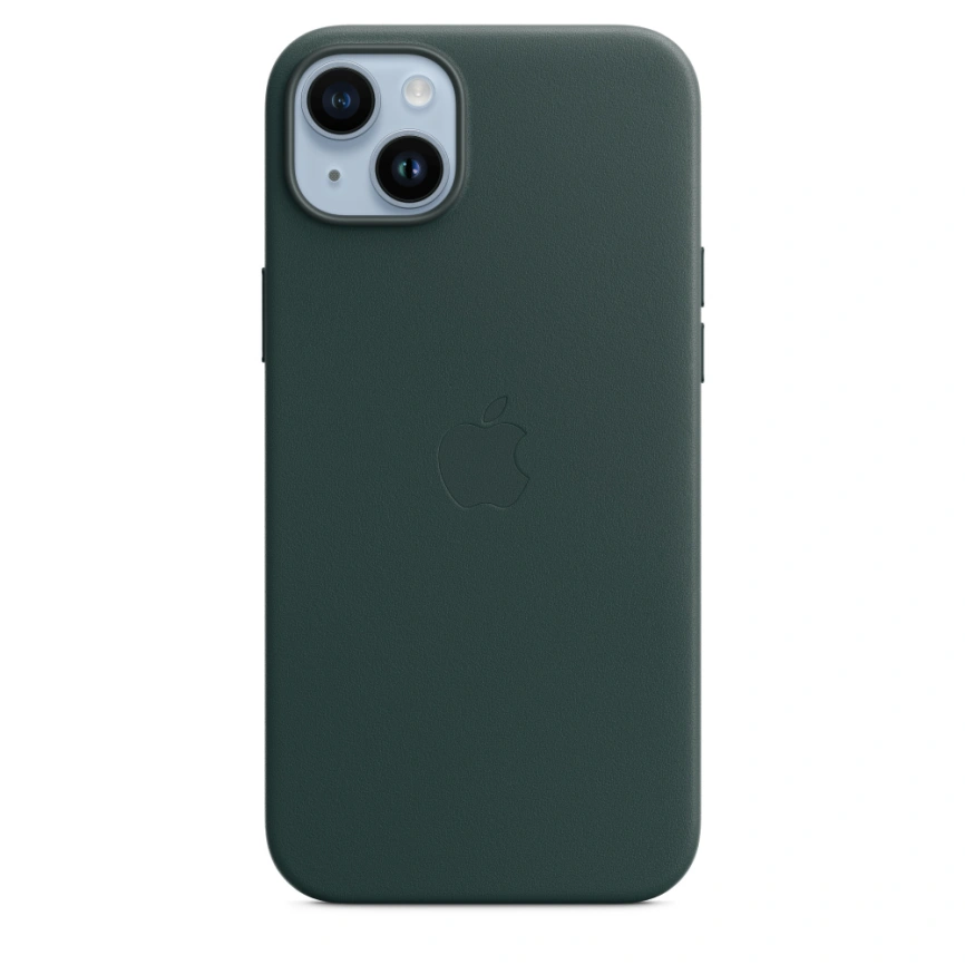 Кожаный чехол Apple для iPhone 14 Plus Forest green фото 1