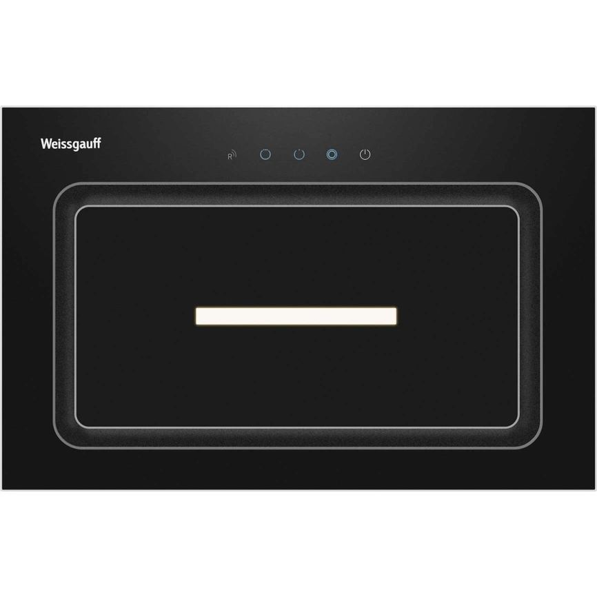 Встраиваемая вытяжка Weissgauff AURA 456 Touch Black Glass фото 3