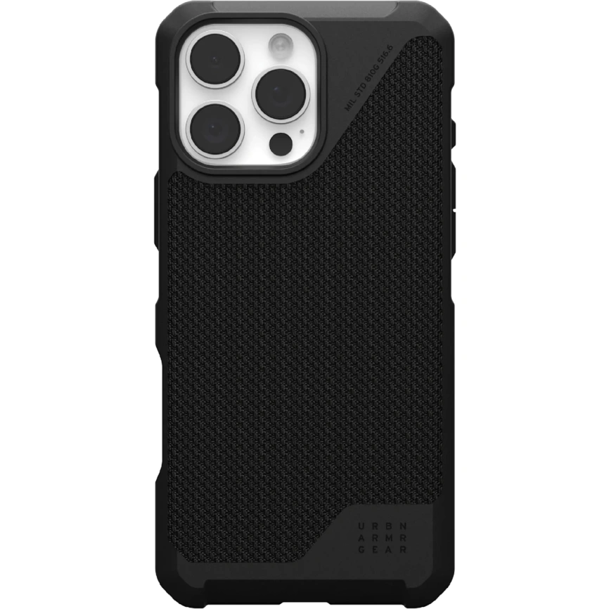 Чехол UAG MagSafe Metropolis LT Kevlar для iPhone 16 Pro Kevlar Black фото 1