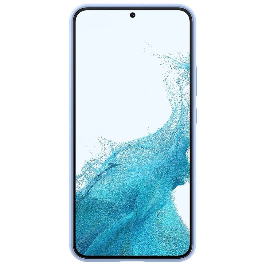 Чехол Samsung Silicone Cover для Galaxy S22 Plus (EF-PS906TLEGRU) Arctic Blue фото 3