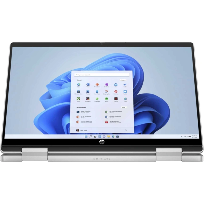 Ноутбук HP Pavilion x360 14-ek1015ci 14 FHD IPS/ i7-1355U/16Gb/512Gb SSD (84J78EA) Silver фото 2