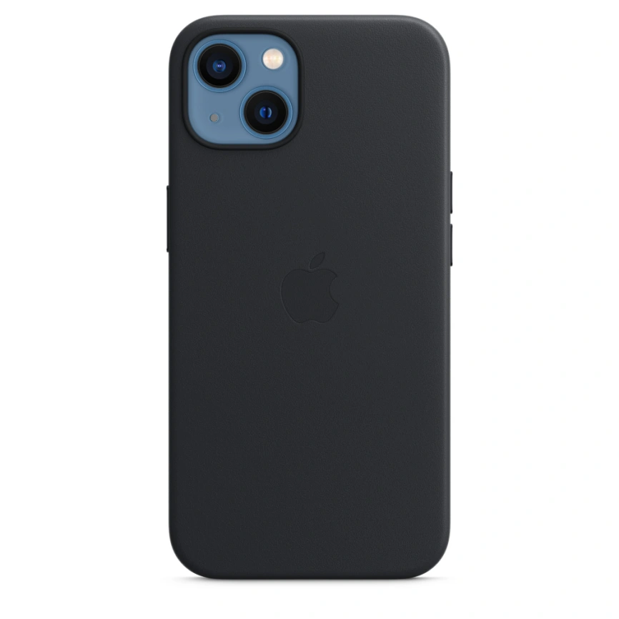 Кожаный чехол Apple MagSafe для iPhone 13 Тёмная ночь фото 5
