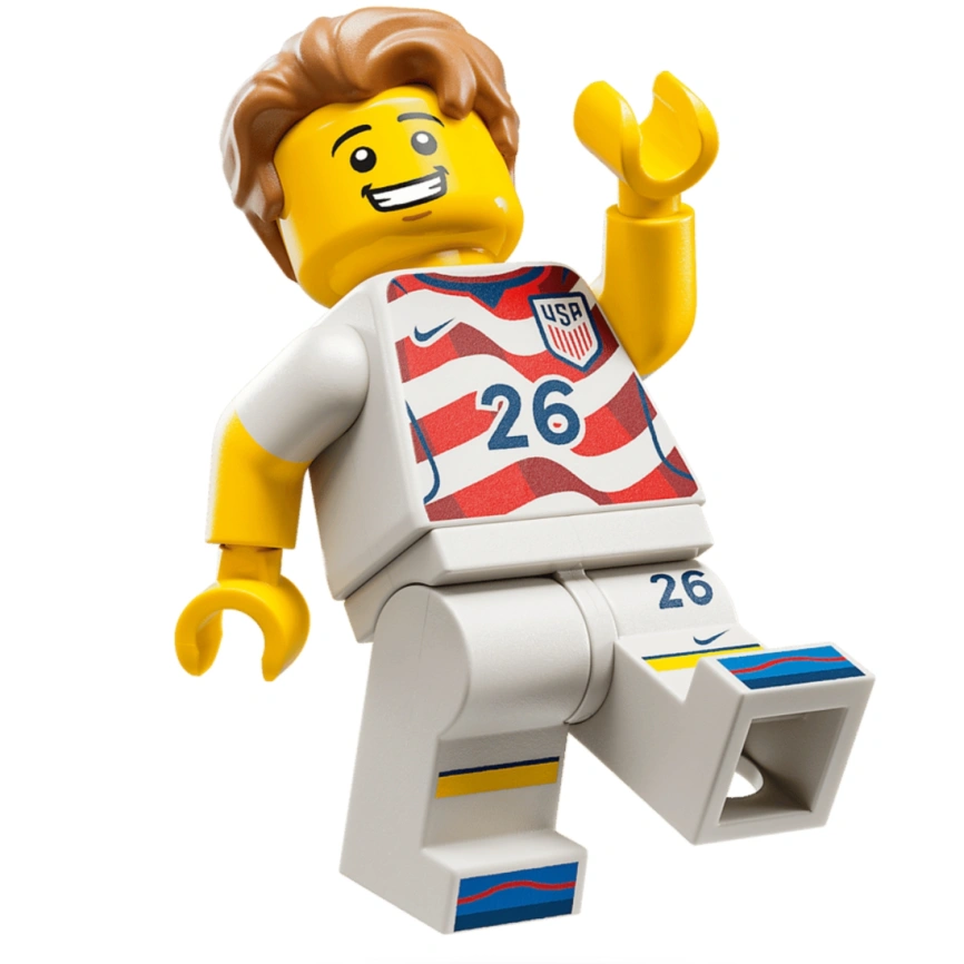 Конструктор LEGO Editions 2026 U.S. Soccer National Team Jersey 43033 фото 4