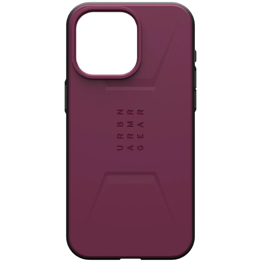 Чехол UAG с поддержкой MagSafe Civilian для iPhone 15 Pro Max Bordeaux (114295119049) фото 1