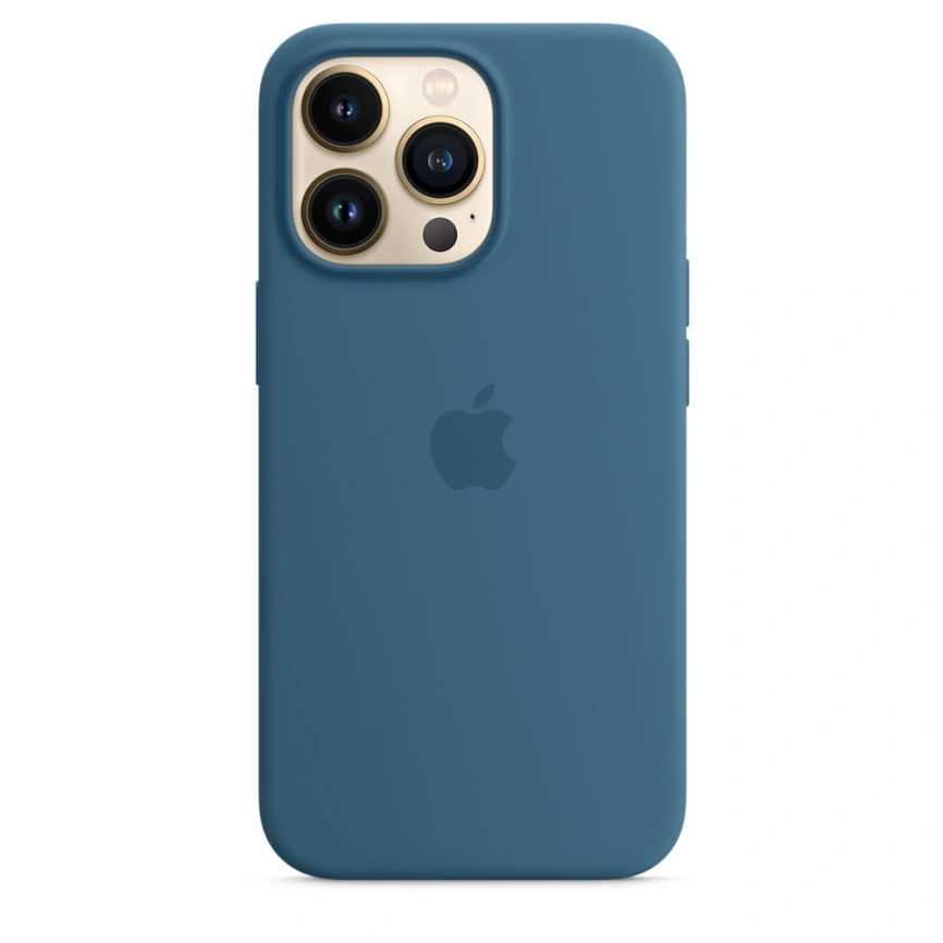 Силиконовый чехол Apple MagSafe для iPhone 13 Pro Polar Blue фото 4
