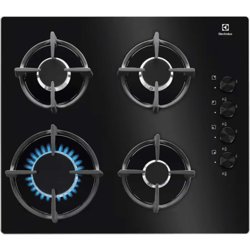 Газовая варочная панель Electrolux KGG6407K Black фото 1