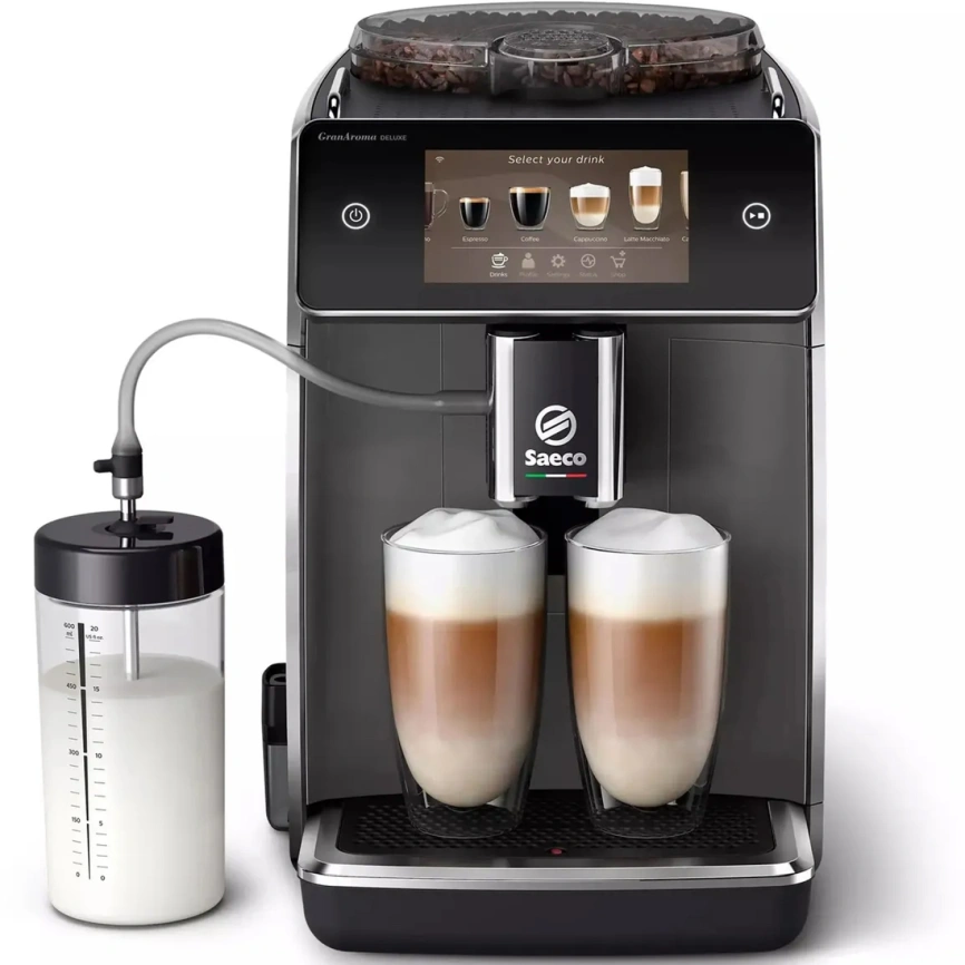 Кофемашина Saeco GranAroma Deluxe SM6682/10 Black фото 1