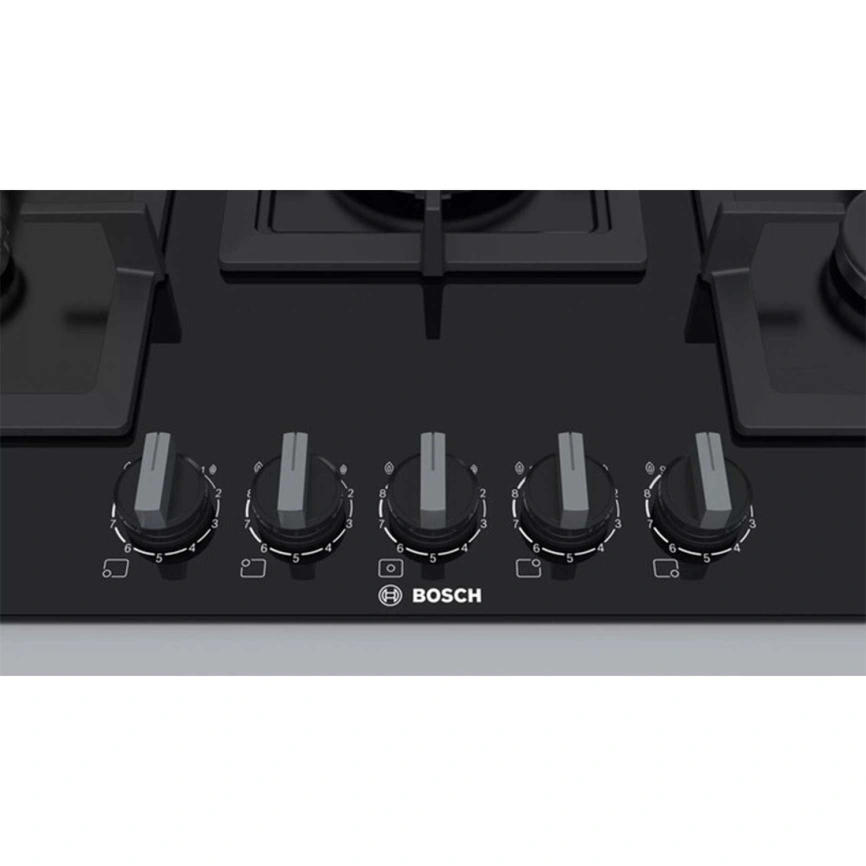 Газовая варочная панель Bosch Serie 6 PPQ7A6B20 Black фото 2