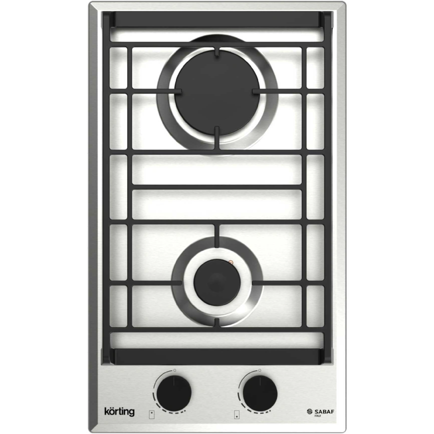 Газовая варочная панель Korting HG 3712 CX Stainless Steel фото 1