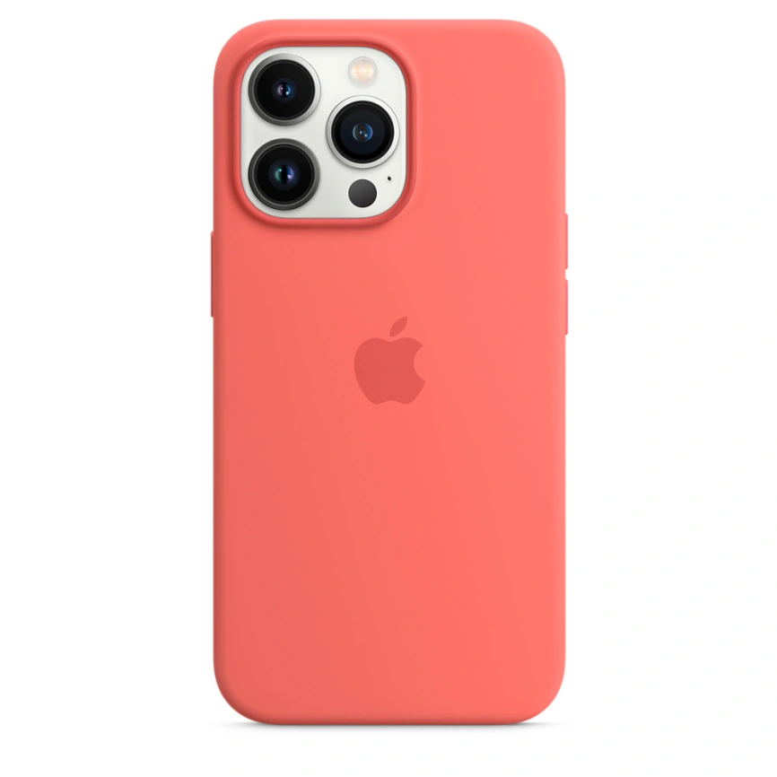 Силиконовый чехол Apple MagSafe для iPhone 13 Pro Розовый помело фото 5