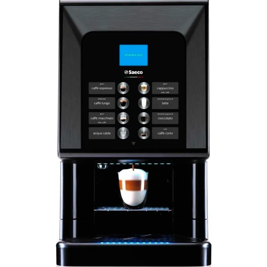 Кофемашина Saeco Phedra Evo Espresso Black фото 2