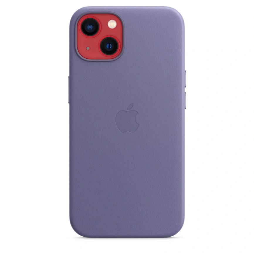 Кожаный чехол Apple MagSafe для iPhone 13 Сиреневая глициния фото 4