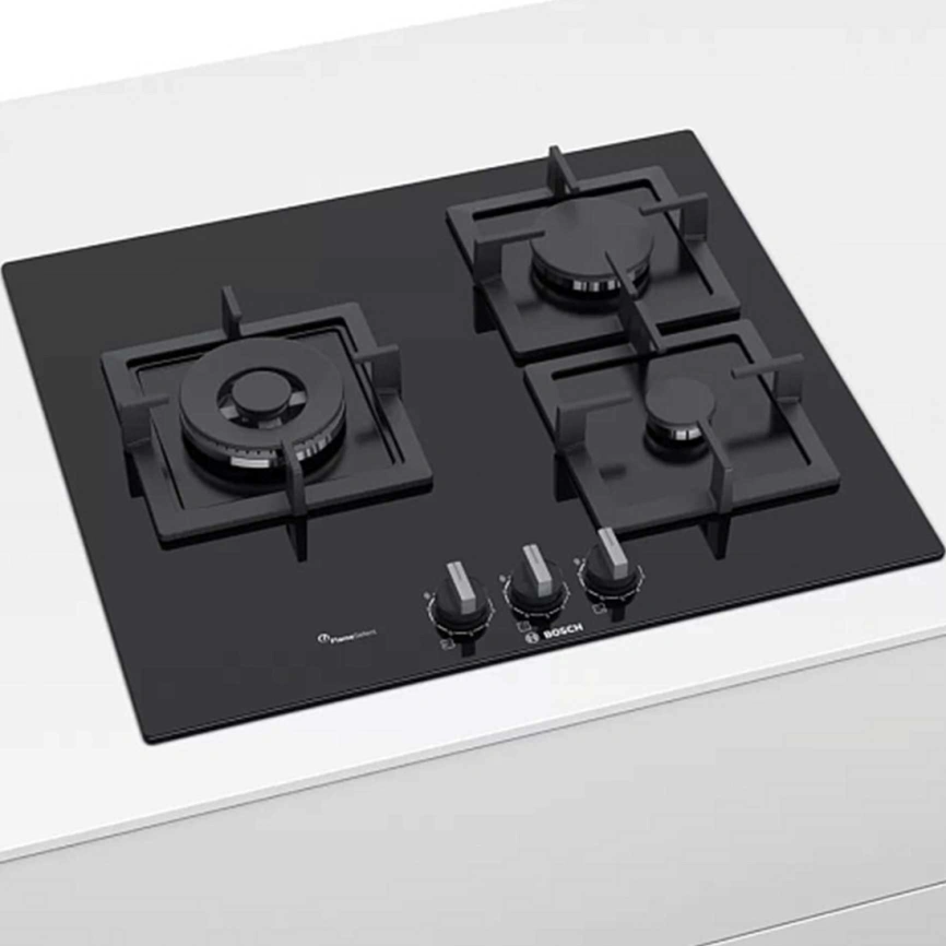 Газовая варочная панель Bosch Serie 6 PPC6A6B20 Black фото 5