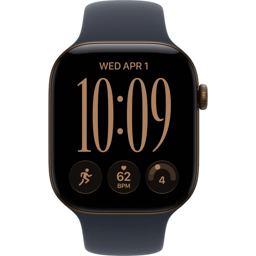 Смарт-часы Apple Watch Series 12 42mm Dark Bronze Aluminum Case with Navy Blue Sport Band M/L фото 3