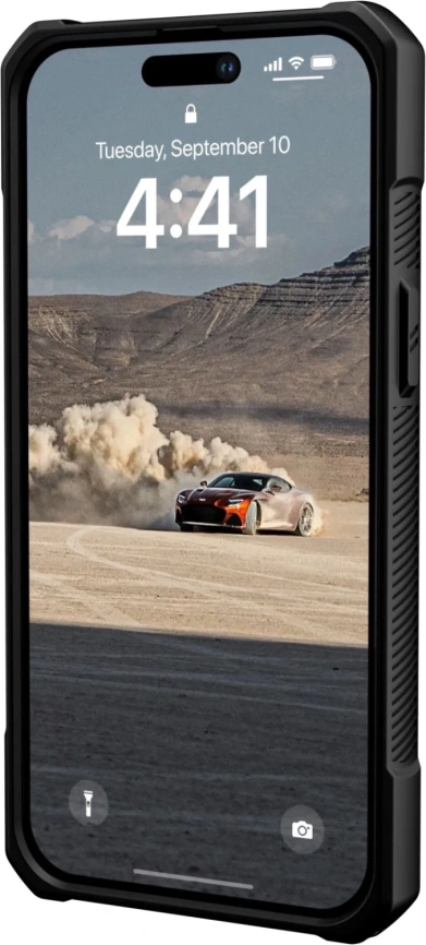 Чехол UAG Monarch для iPhone 14 Pro Kevlar Black фото 4