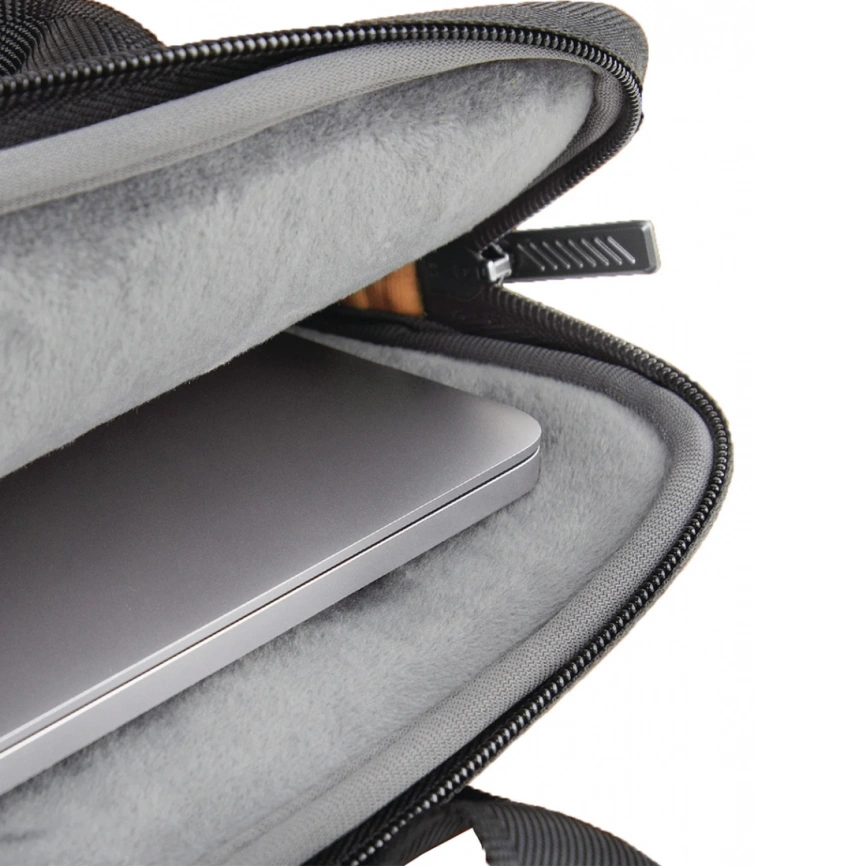 Сумка Uniq Stockholm Laptop Bag для ноутбука до 16 Black фото 4